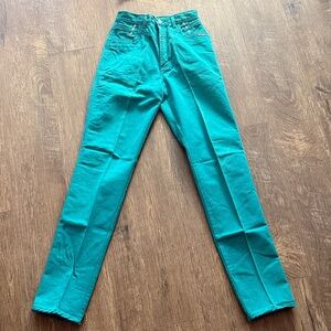 Rockies Women's Vibrant Teal Boot Cut Jeans